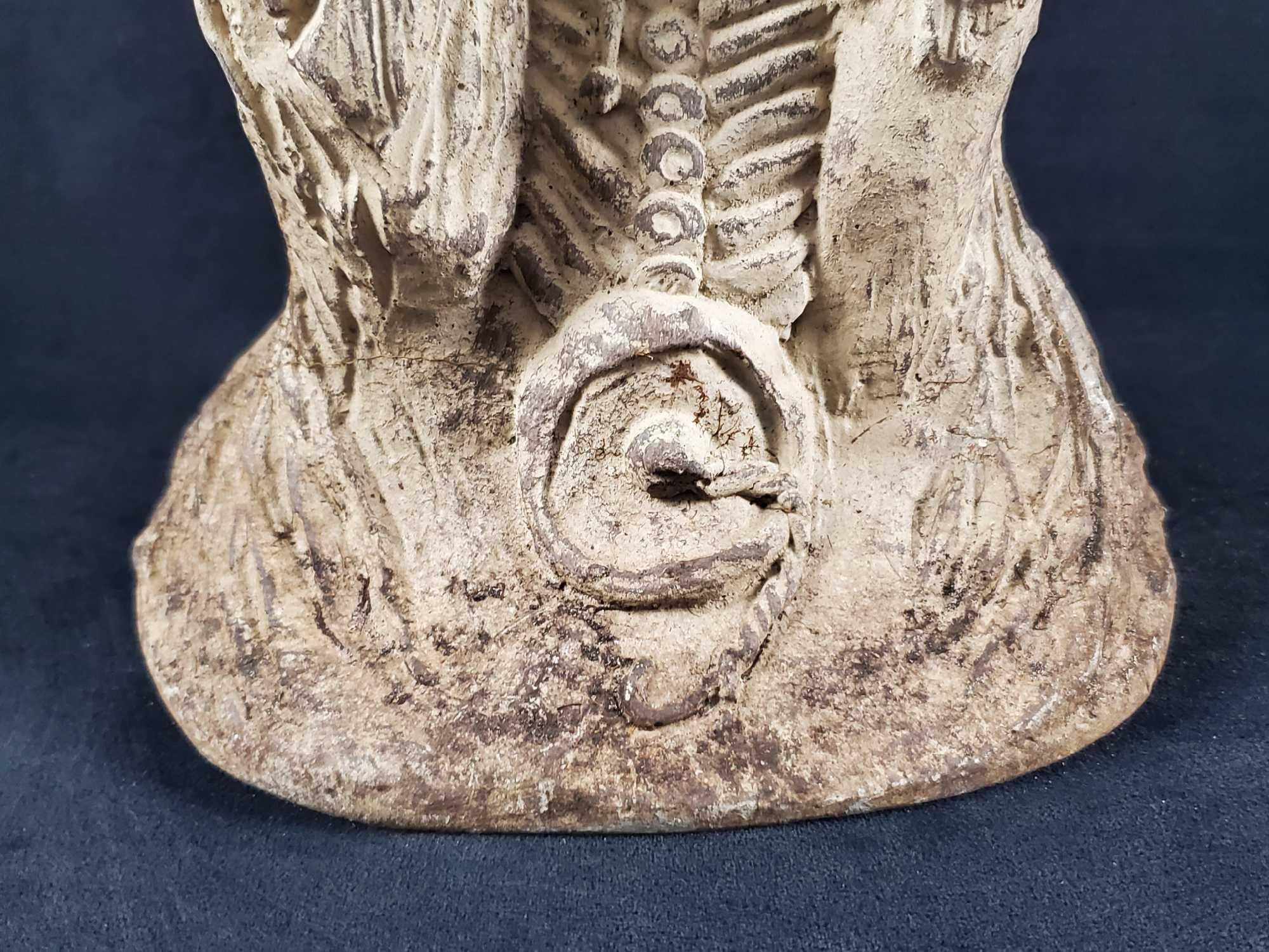 Native Indian Medicine Man Head Bust Statue