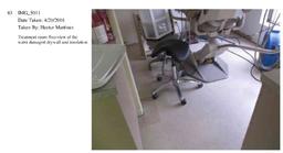 Insurance Claim: Dental office with water damage