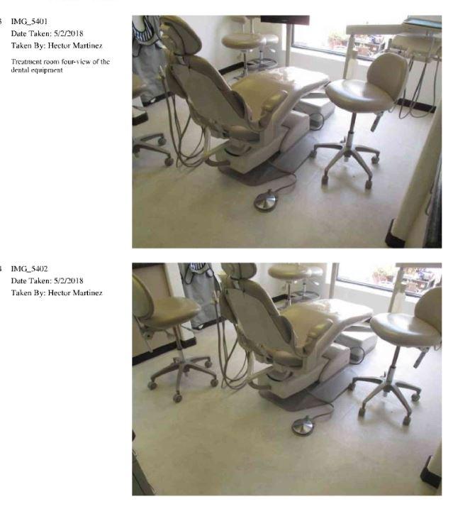 Insurance Claim: Dental office with water damage