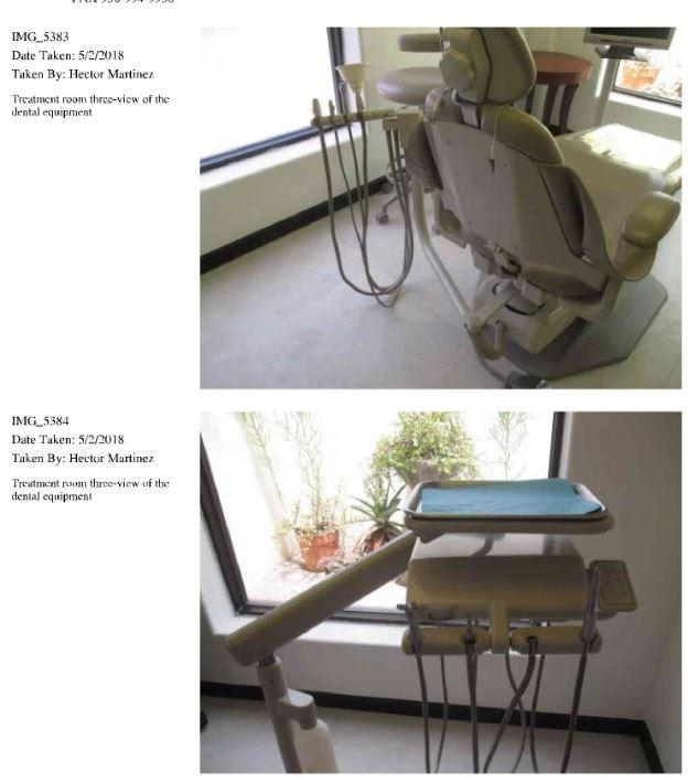 Insurance Claim: Dental office with water damage