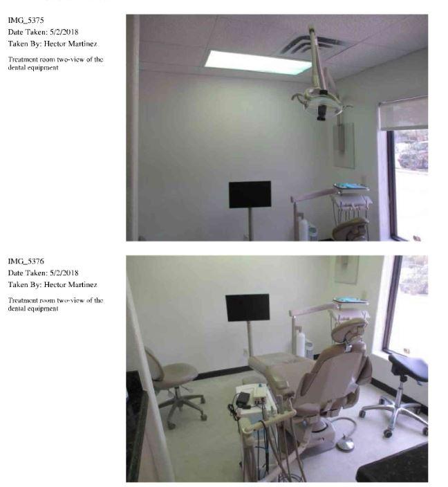 Insurance Claim: Dental office with water damage