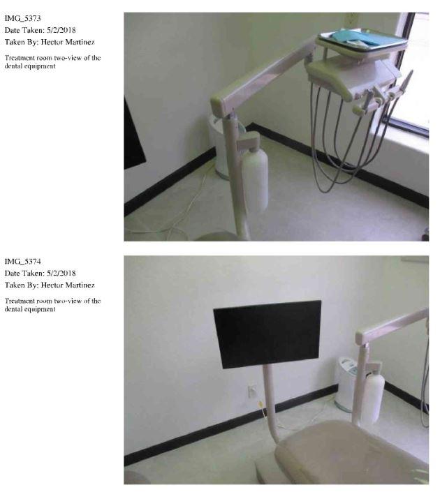 Insurance Claim: Dental office with water damage