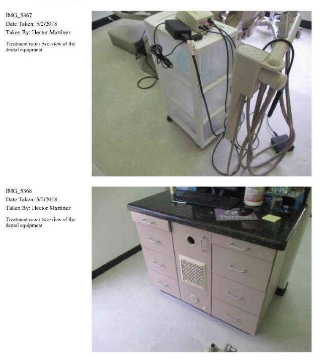 Insurance Claim: Dental office with water damage