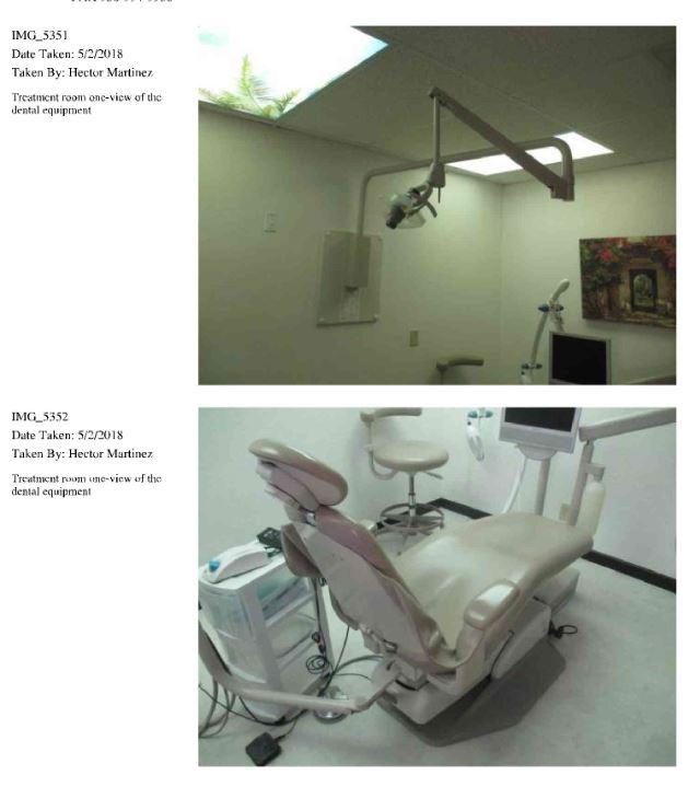 Insurance Claim: Dental office with water damage