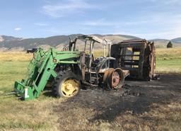 1992 John Deere 6400 Tractor with Loader