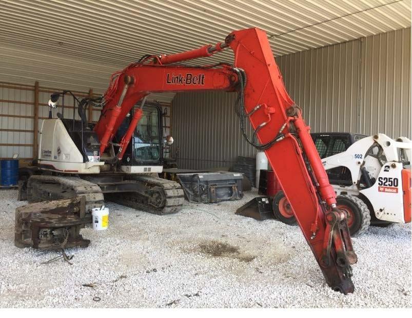 Insurance Claim: 2014 Link Belt 145X3 Spin Ace Excavator. S/N: EBBK4-7191