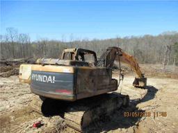 Insurance Claim: 2013 Hyundai Trackhoe Excavator