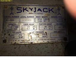 Insurance Claim: 1997 Sky Jack SJ3220 Scissor Lift