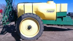 Demco Conquest pull type sprayer.