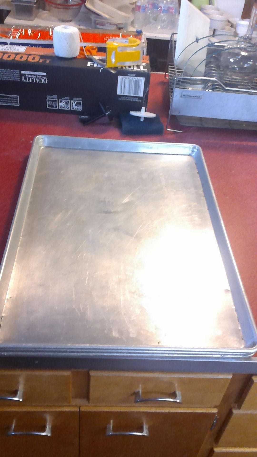 3 Aluminum 18"x36" sheet pans