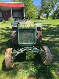 John Deere Steel Wheel Tractor