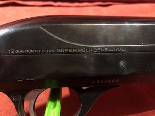 Benelli Super 90 12 gauge, Left Handed