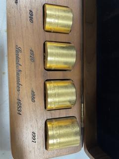 Craftsman 2004 L.E. Gold Plated Socket Set