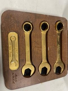 MAC Tools 1993 L.E. Gold Plated Wrench Set