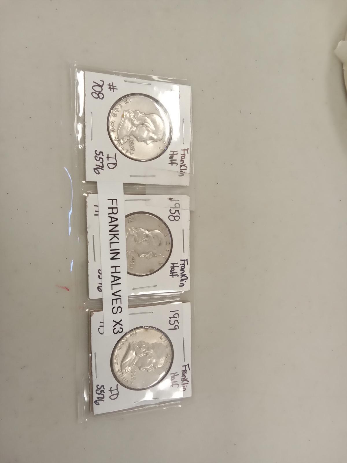 Franklin half dollars