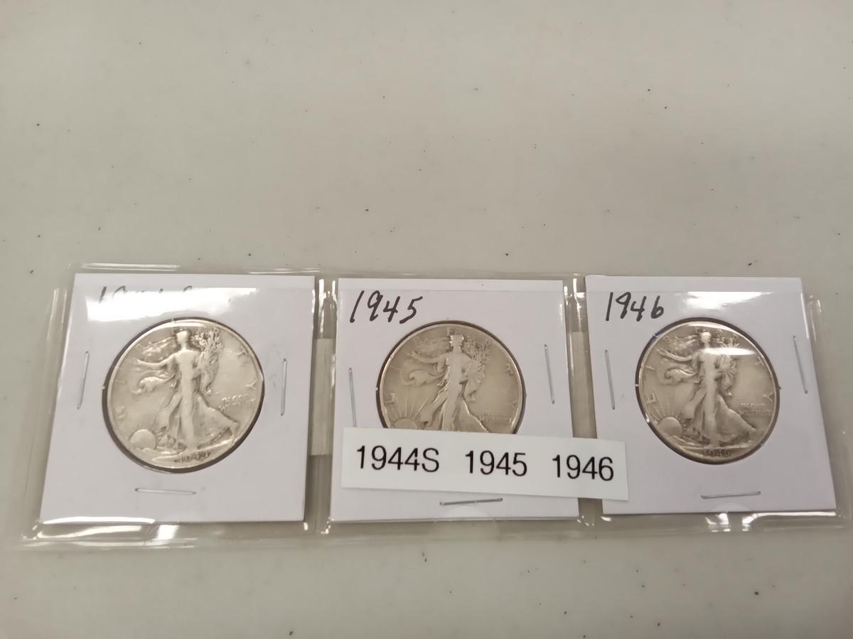 Walking Liberty half dollars