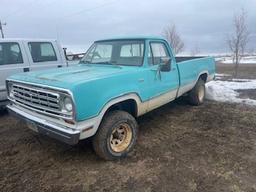 1974 Dodge 100 Power Wagon Custom