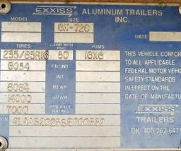 Exxiss XS 720 Aluminum Gooseneck Trailer 20X7