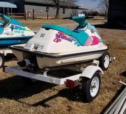 Bombardier Sea-Doo on Trailer