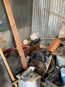 Lot 7: Shed full of misc corvair parts and other items