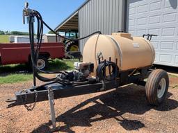 Wylie 300 Gal Stockman Special Boomless Pasture Sprayer w/ Gas Powered Pump