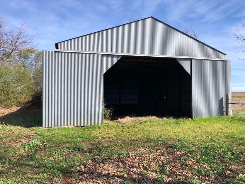 50 X 40 Tractor Shed - Wooden Poles & Wooden Truss w/Sliding Doors - To be moved in 30 days