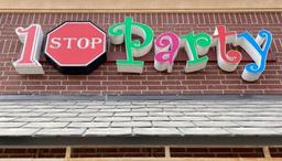 Store Sign - 1 STOP PARTY