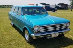 1963 Classic Chevrolet Nova Wagon - Chevy Small Block, Edelbrock Brake & Carburetor, Air