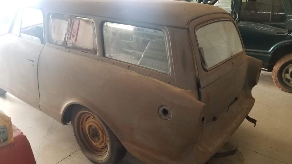 1957 English Ford Wagon Shell - No Motor - Bill of Sale