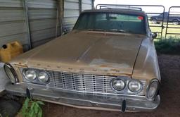 1963 Plymouth Fury - Total Car- Will Start & Not Keep Running