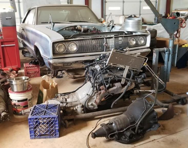 1967 Dodge Coronet 440 with Extra Parts - Work in Progress