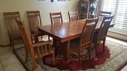 Dining Table with 8 Chairs & Buffet - Bring help to load!