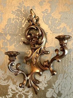 2 Wall Hanger Candle Holders, 1 Wall Sconce
