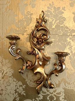 2 Wall Hanger Candle Holders, 1 Wall Sconce