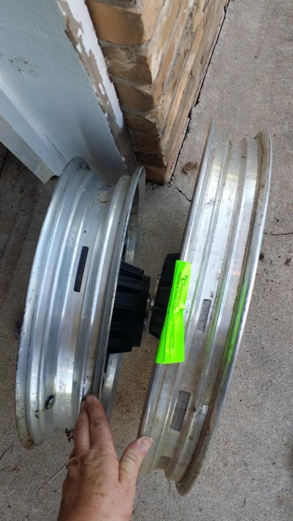 Set of Motorcycle Wheels