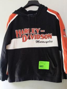 Men's Harley Davidson Pull over Hoodie size L