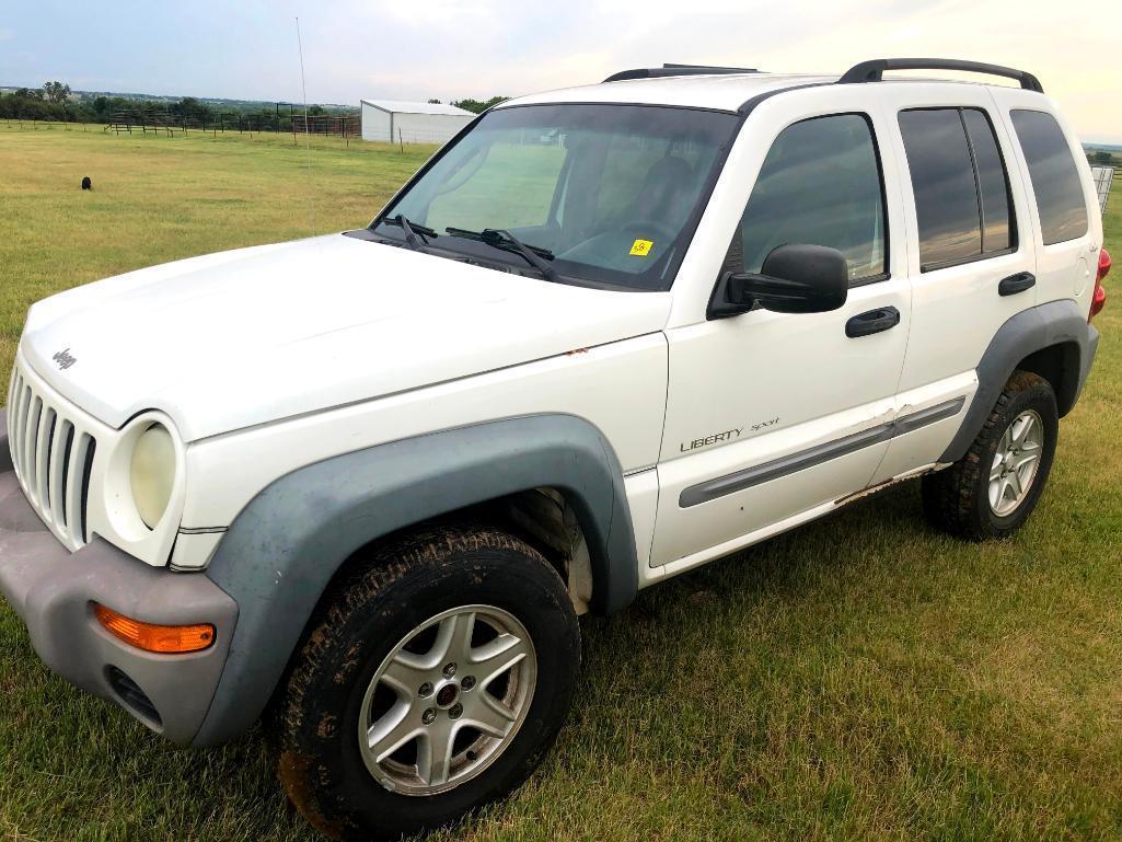 2002 Jeep Liberty Multipurpose Vehicle (MPV), VIN # 1J4GL48K52W211160