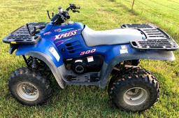 300 Polaris, 2 wheel drive, electric start, does not run, no title