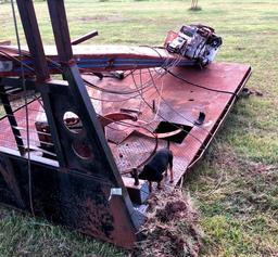 12ft Flatbed with crane, needs repair