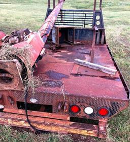 12ft Flatbed with crane, needs repair