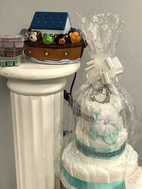 Noah's Ark Scentsy and Diaper Cake