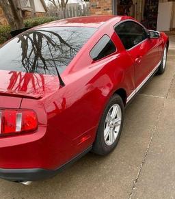 2012 Ford Mustang Passenger Car, VIN # 1ZVBP8AM1C5224046