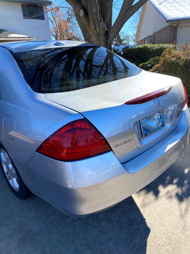 2007 Honda Accord Passenger Car, VIN # 1HGCM56857A092675