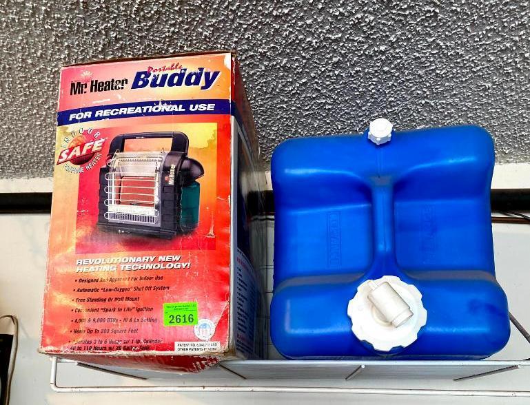 Portable Heater & Water Jug