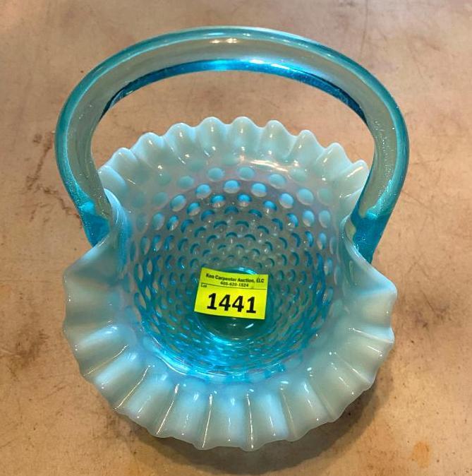 Fenton Glass Basket