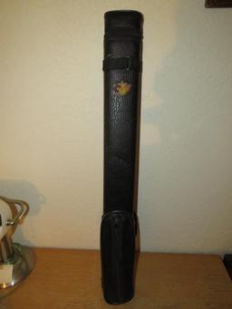 Custom McDermott Pool Cue with Case and Chalk