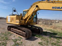 komatsu pc 160 5300. + hrs fires right up and operates no major leaks undercarriage solid auto idle