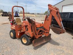 Ditch Witch... with hoe... fires up operates as should