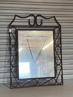 Mirror with Metal Frame