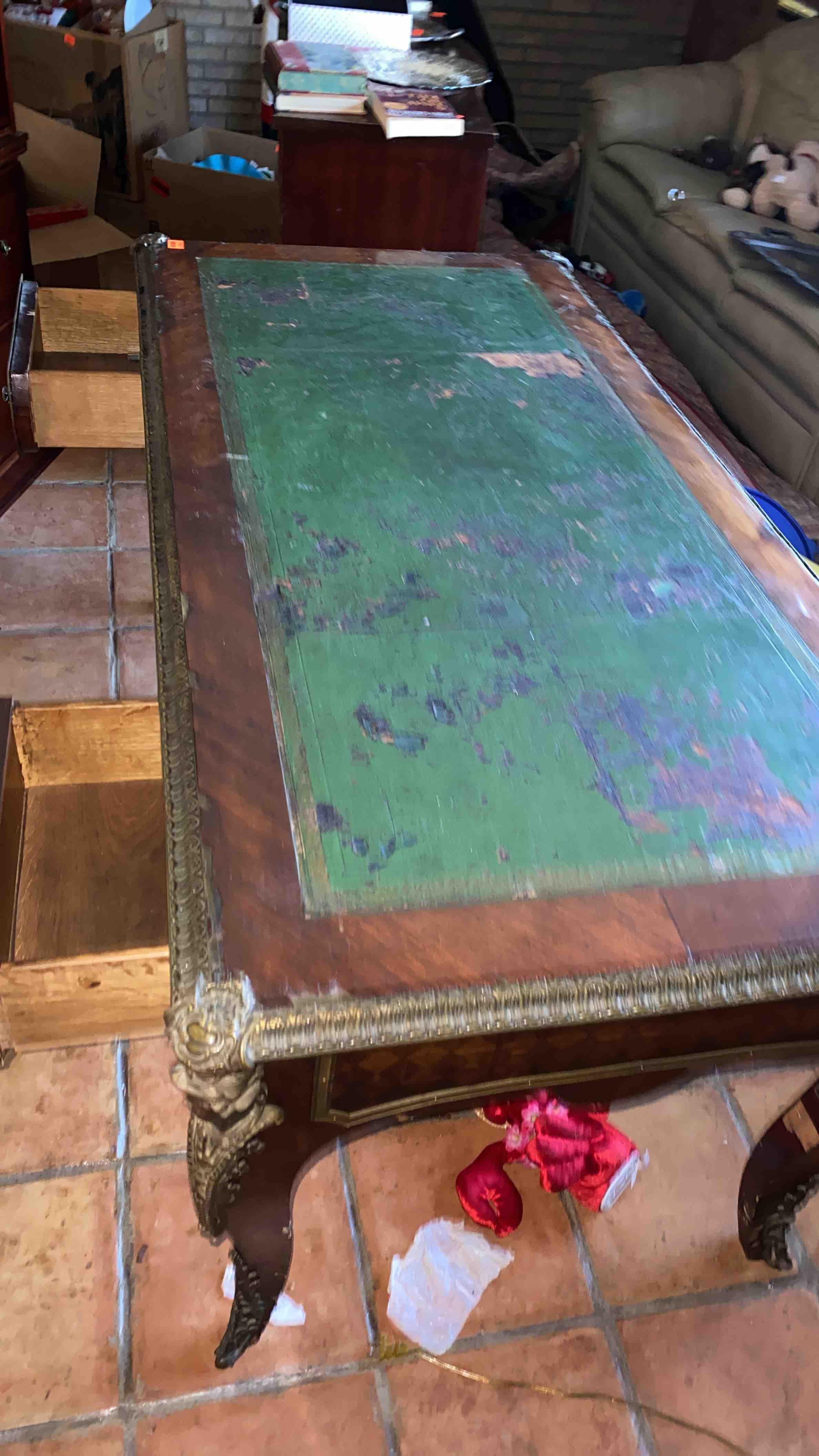 Antique Wood Desk